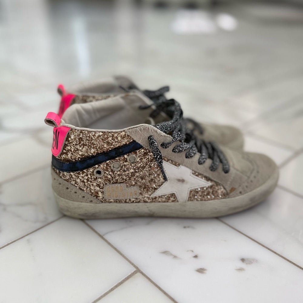 Golden Goose Glitter Sneakers